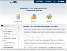 Tablet Screenshot of eboi.deszczno.pl